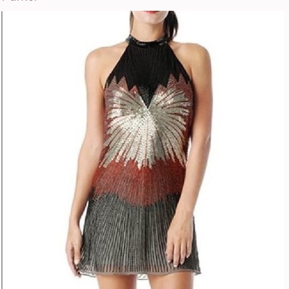 Parker Beaded Silk Dress - Picture 1 of 11